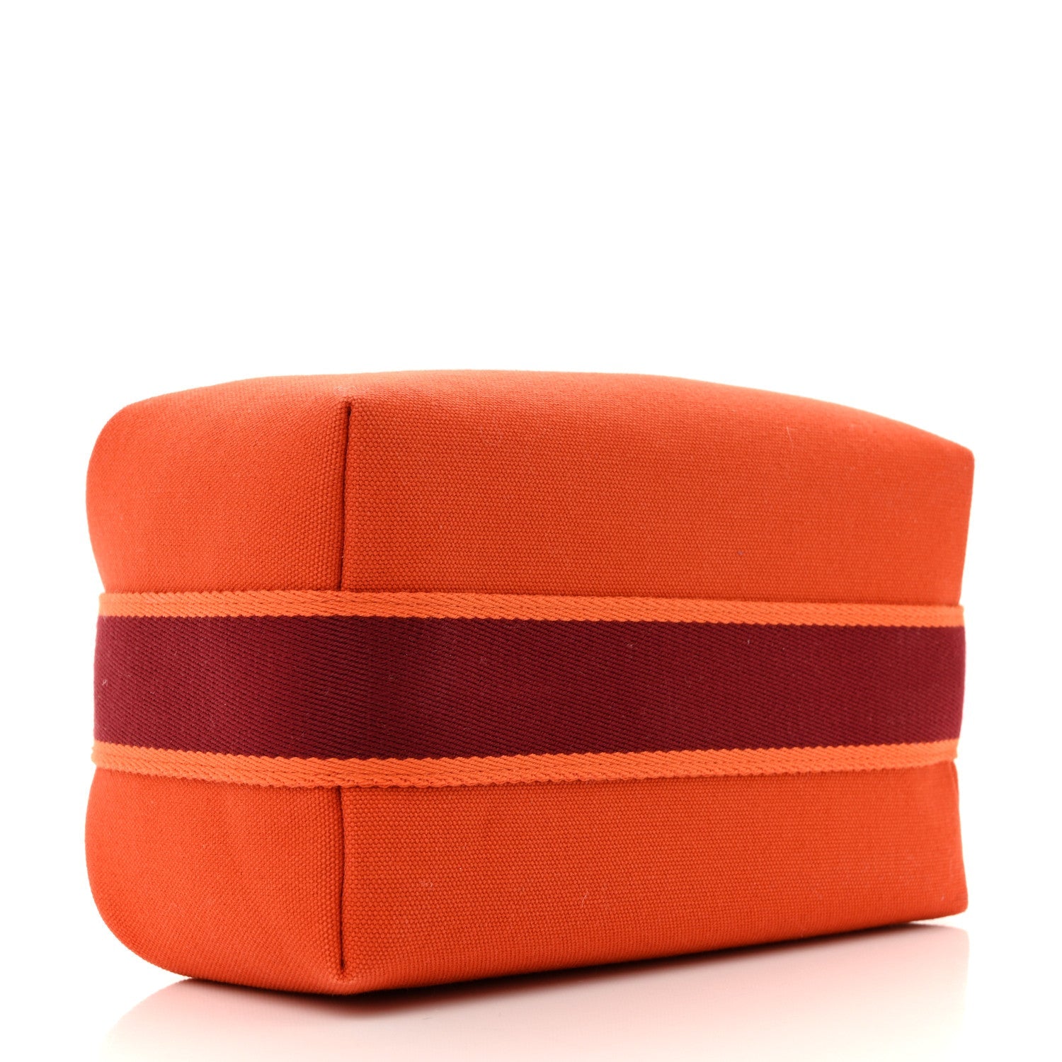 Canvas Small Bride-A-Brac Pouch Orange Burgundy