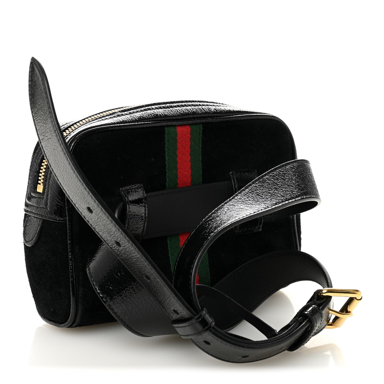 Suede Small Ophidia Belt Bag 85 34 Black