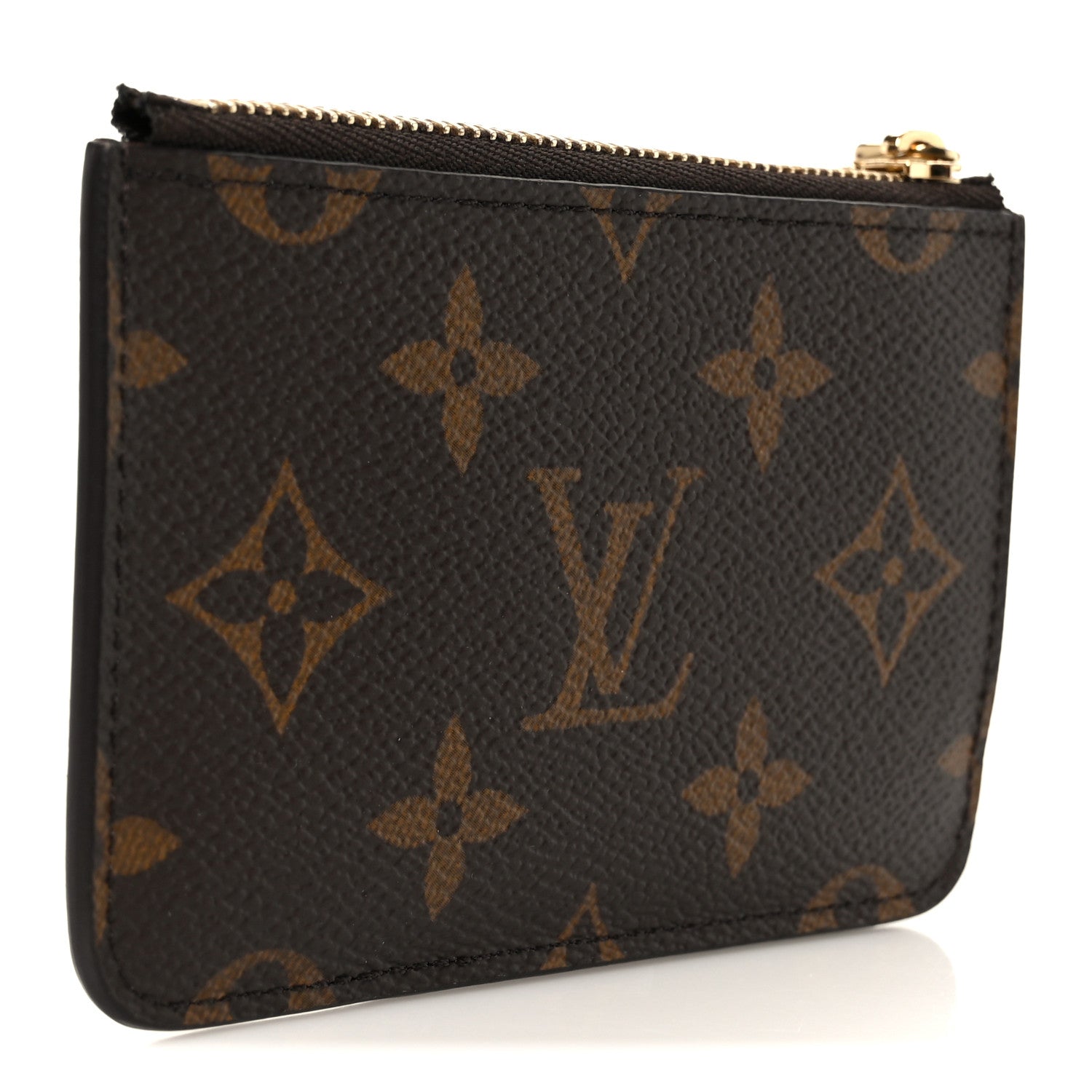 Monogram Zipped Romy Card Holder