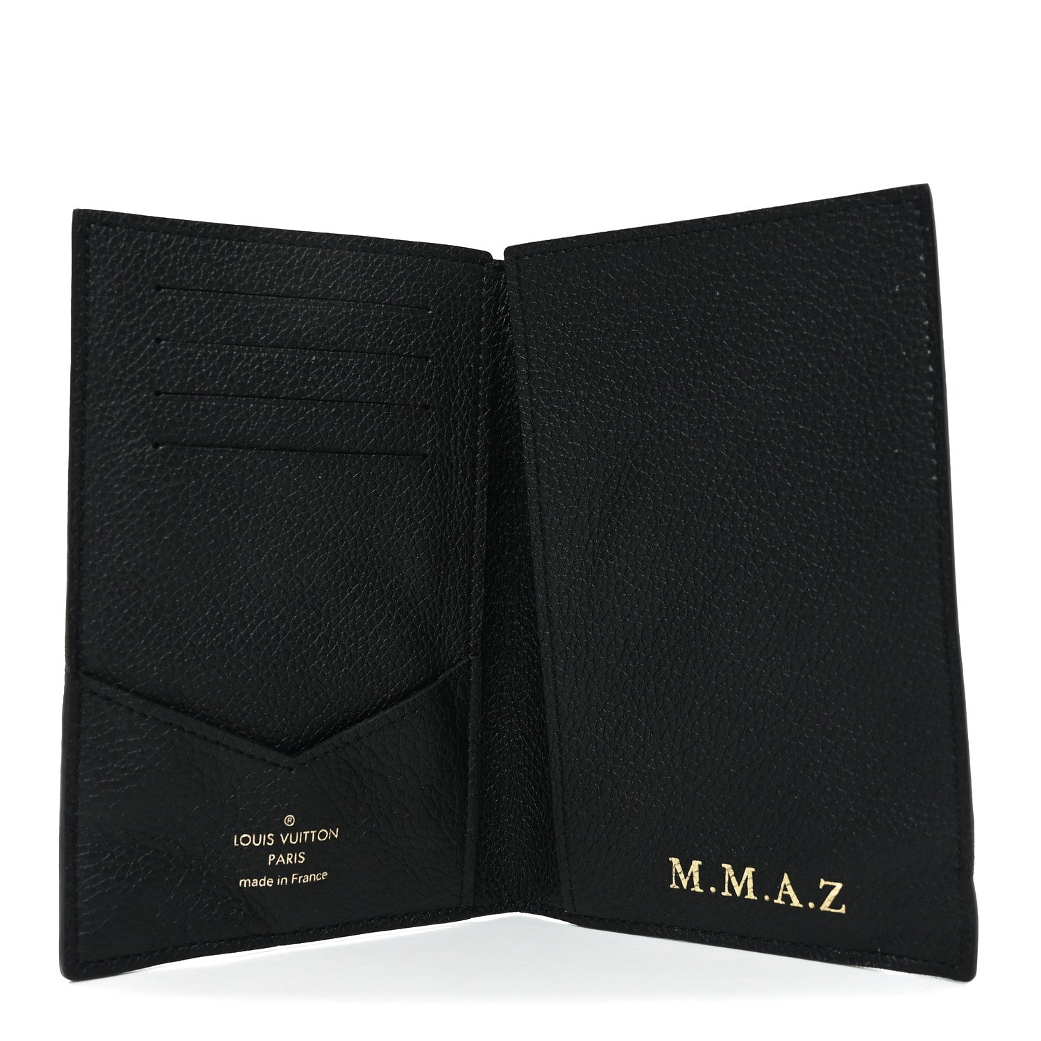 Empreinte Monogram Passport Cover Black
