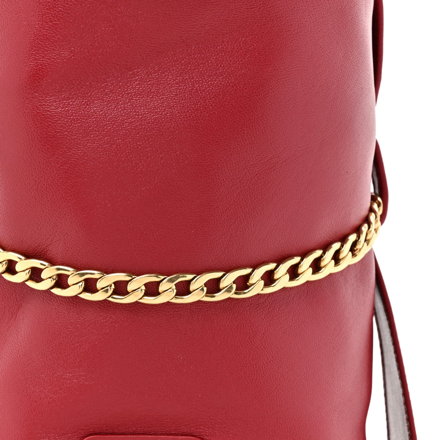 Nappa Petit Sac Mini Bucket Bag Ciliegia
