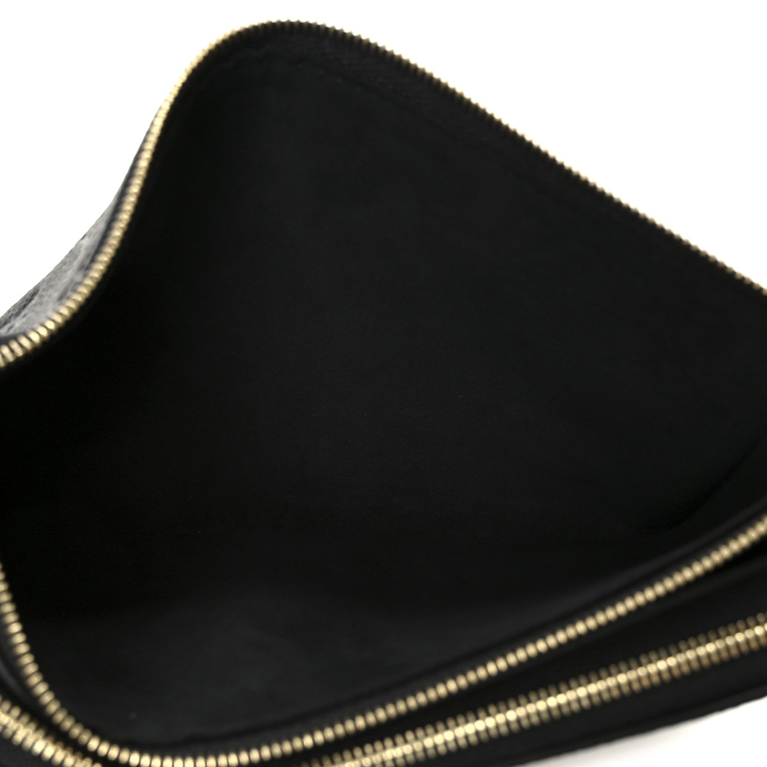 Empreinte Double Zip Pochette Black