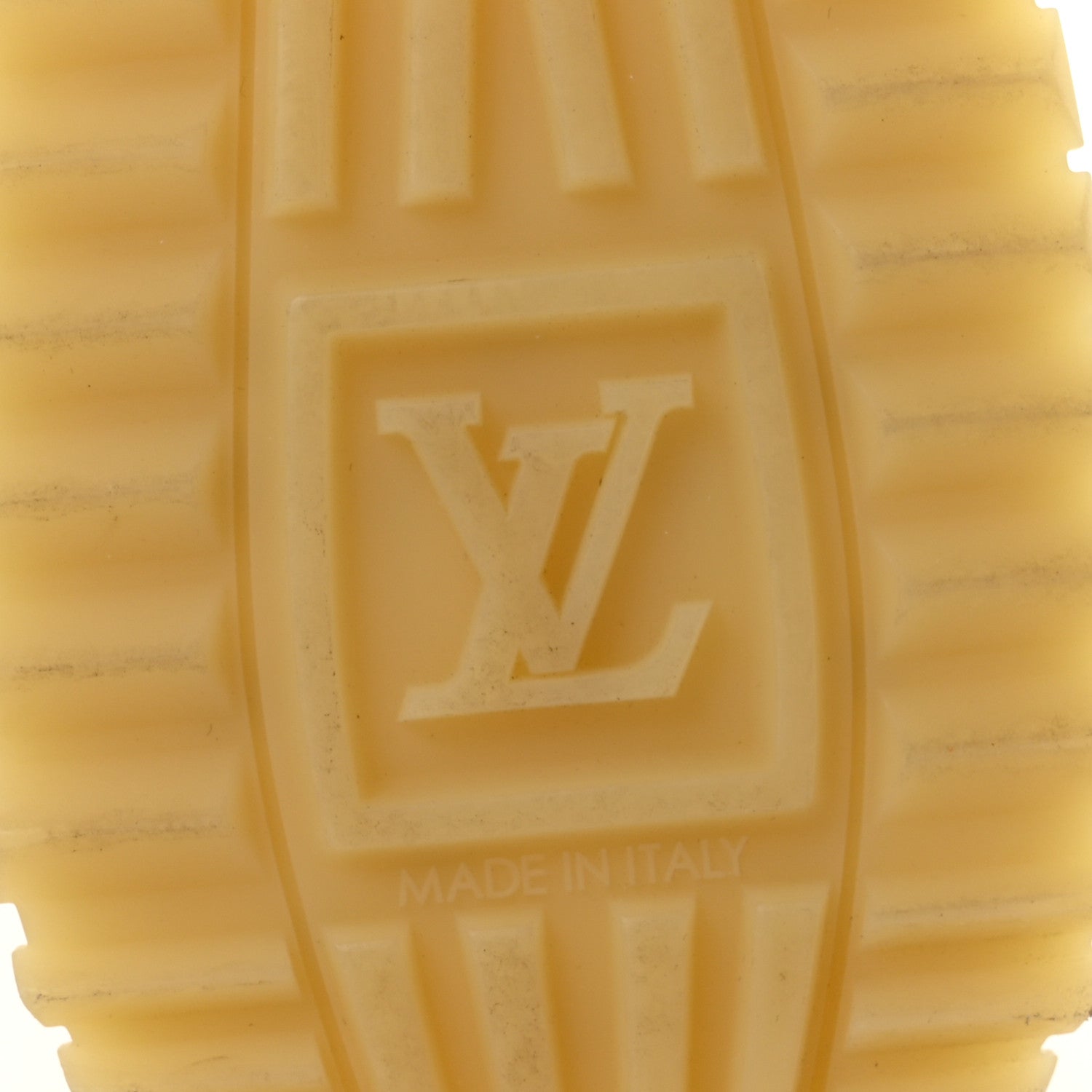 Monogram Calfskin Run Away Sneakers 40.5 Beige Gold
