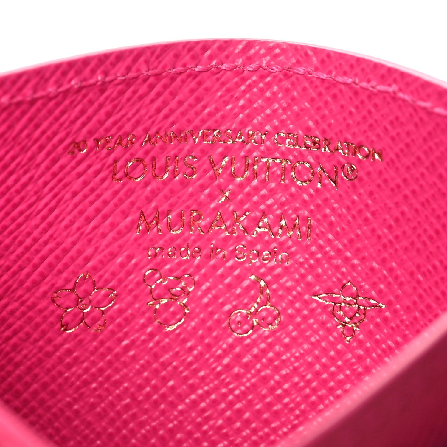 LV X TM Monogram Multicolor Card Holder Kawaii Pink