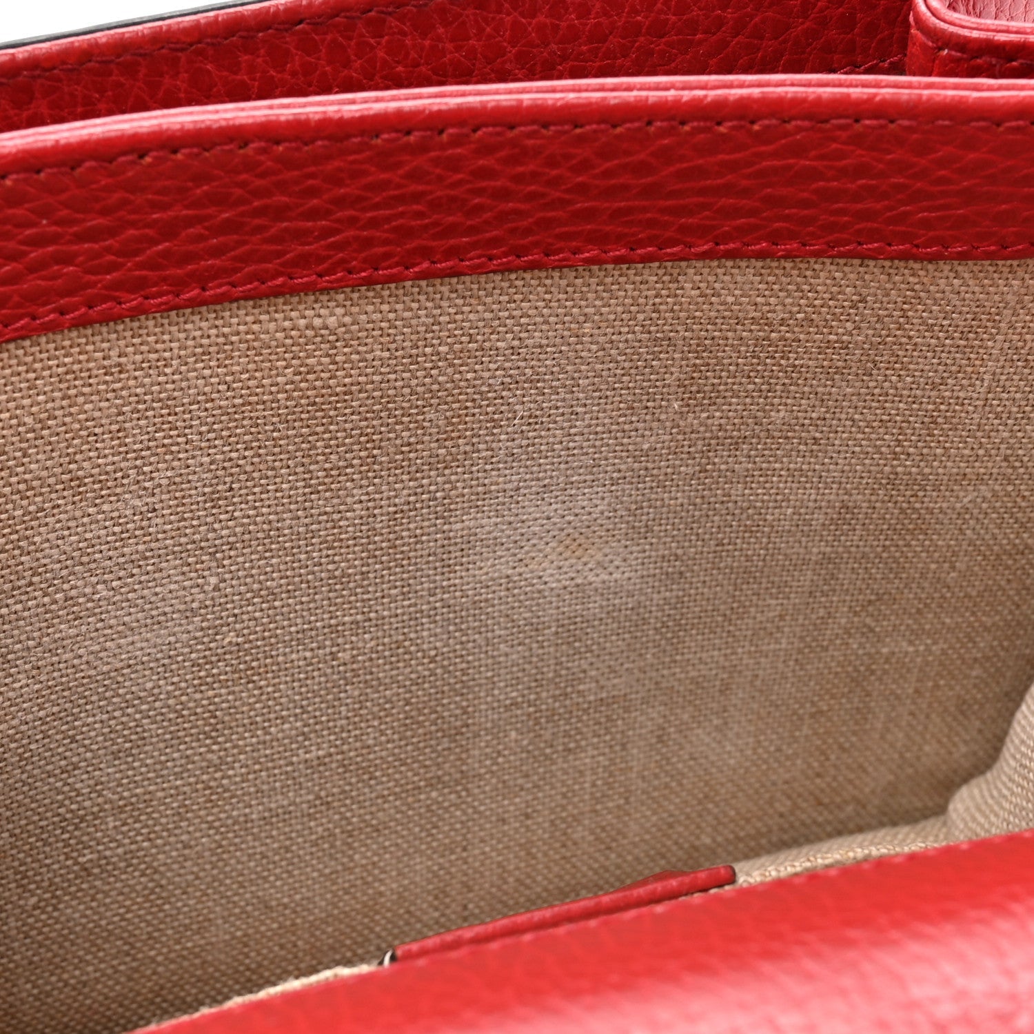Dollar Calfskin Small Interlocking G Shoulder Bag Red