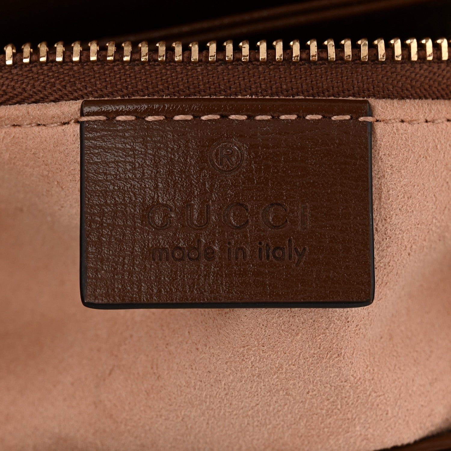GG Supreme Monogram Horsebit 1955 Shoulder Bag Beige Brown Sugar