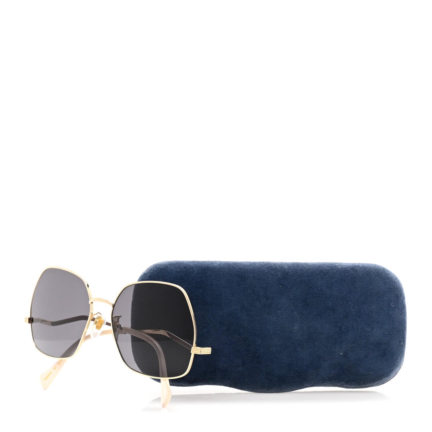 Metal Frame Sunglasses GG0972S Gold Brown