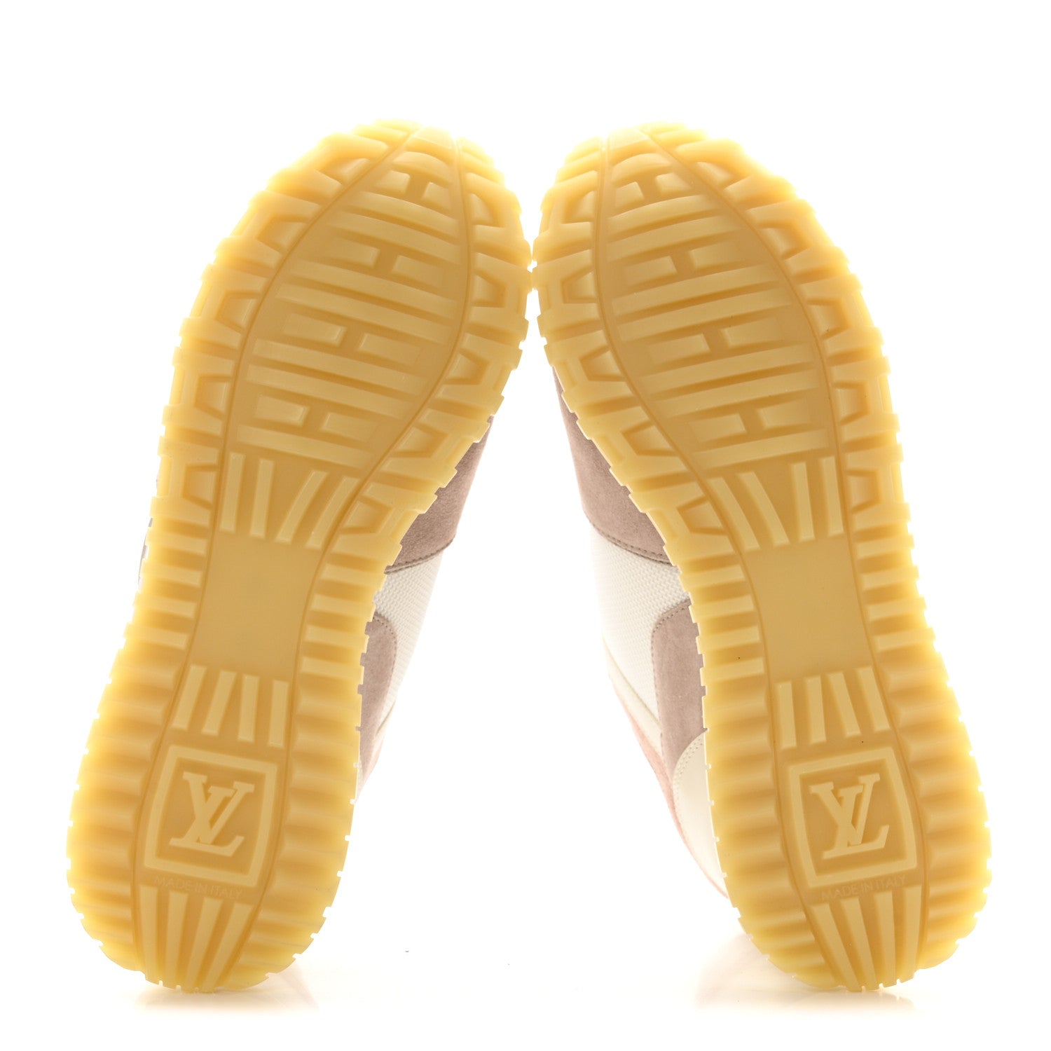 Suede Mesh Run Away Sneakers 35.5 White Grey