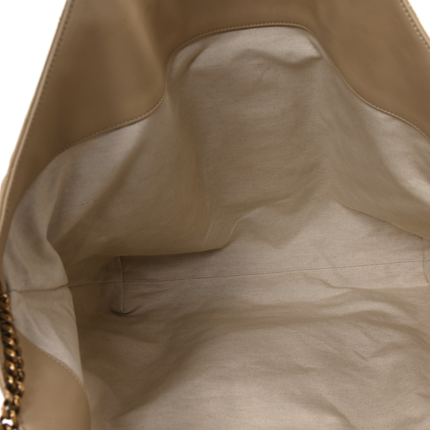 Nubuck Suede Quilted Maxi Icare Shopping Tote Safari Beige