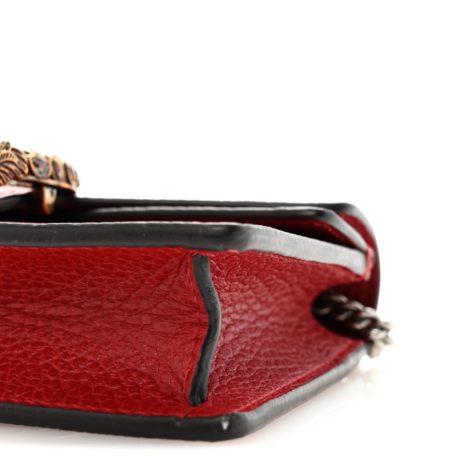 Calfskin Super Mini Dionysus Shoulder Bag Hibiscus Red