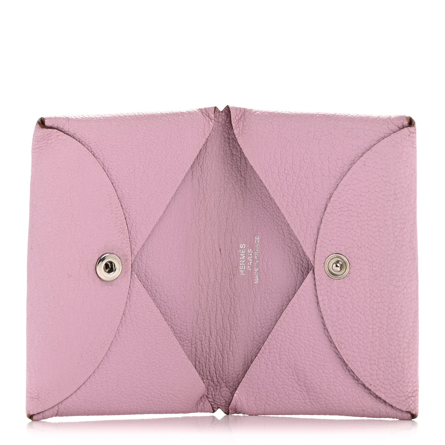 Chevre Mysore Calvi Card Case Mauve Sylvestre