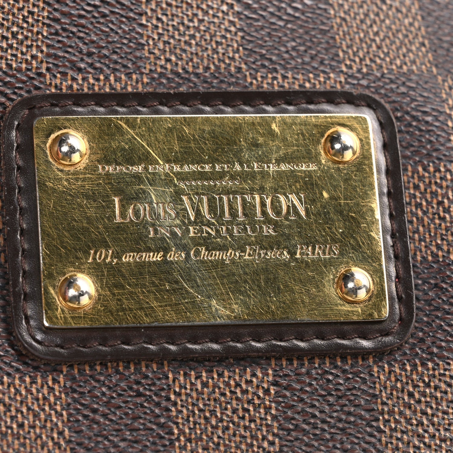 Damier Ebene Eva Clutch