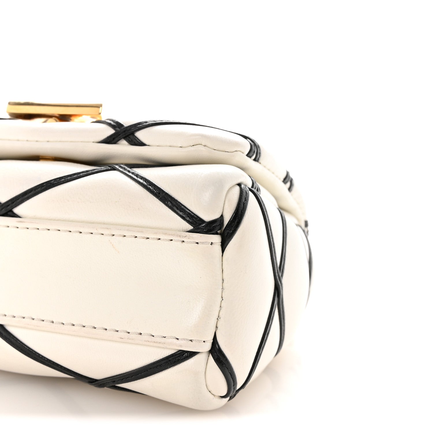Lambskin Malletage Pico GO-14 White Black