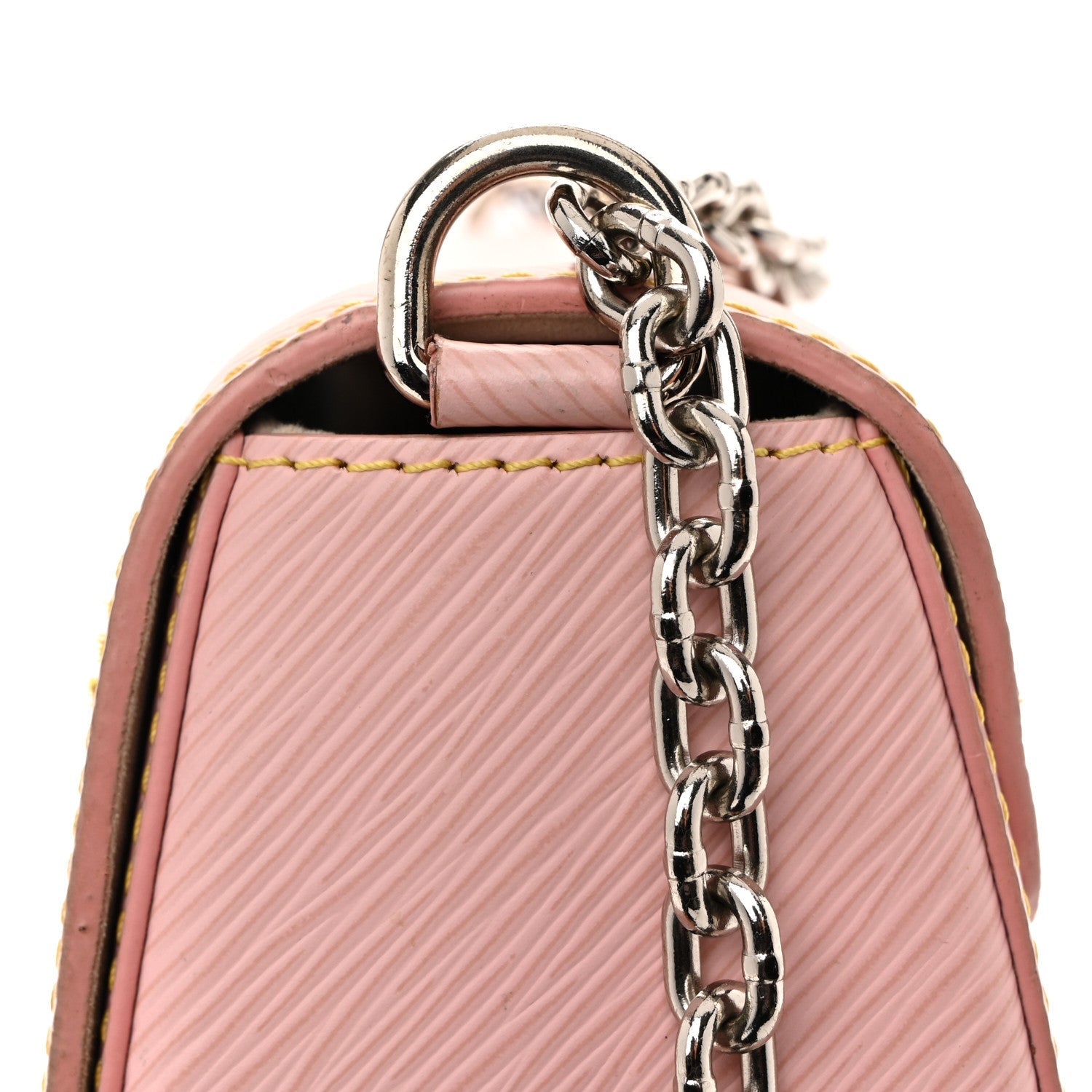 Epi Twist Shoulder Bag MM Rose Ballerine