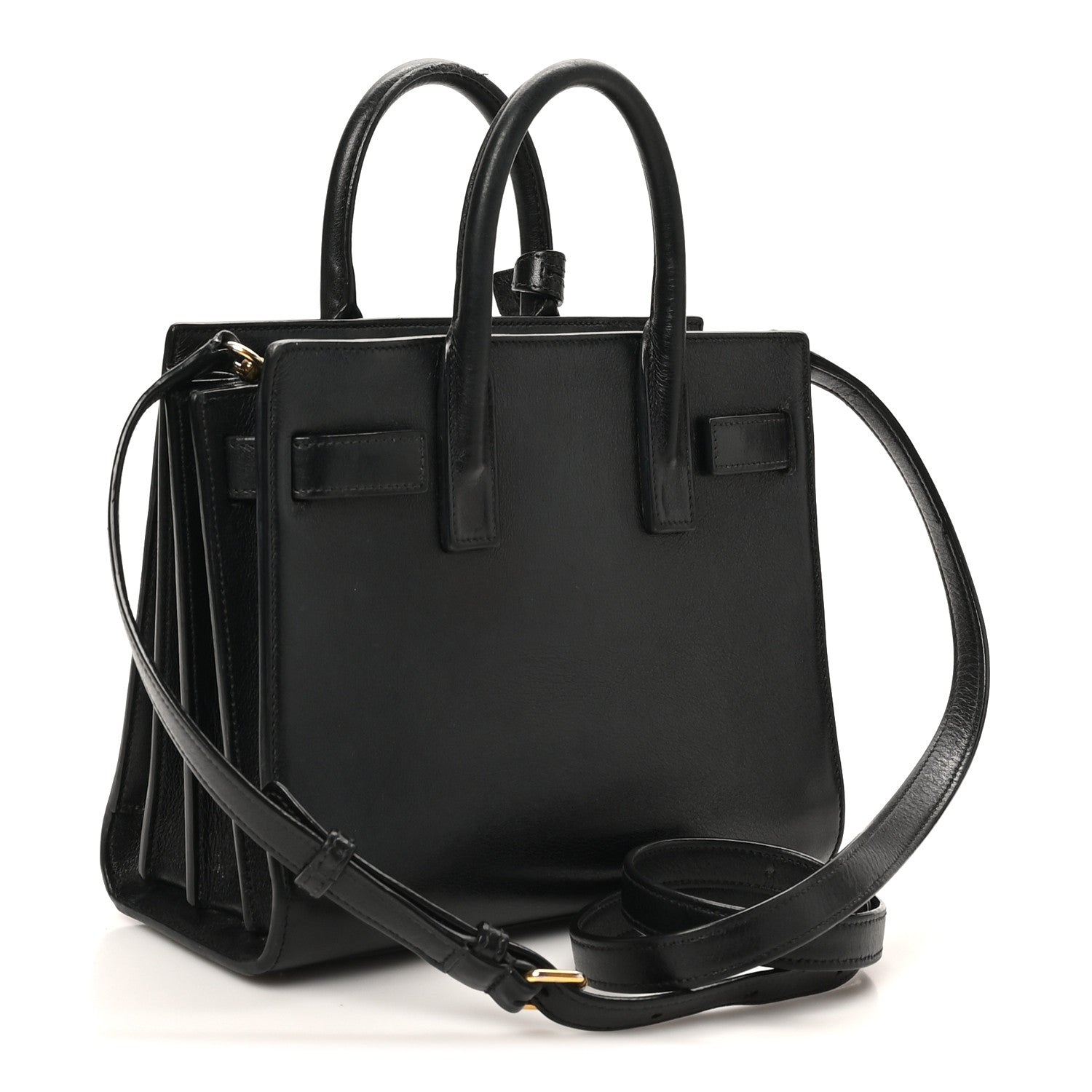 Calfskin Nano Sac De Jour Black