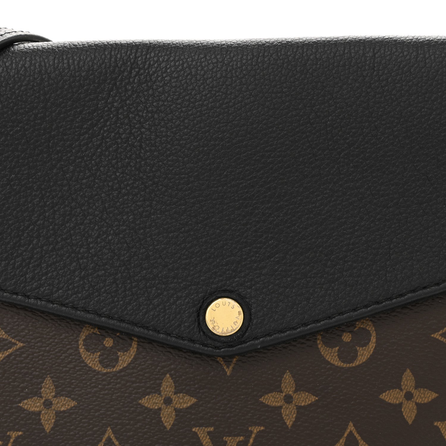 Monogram Twice Pochette Black
