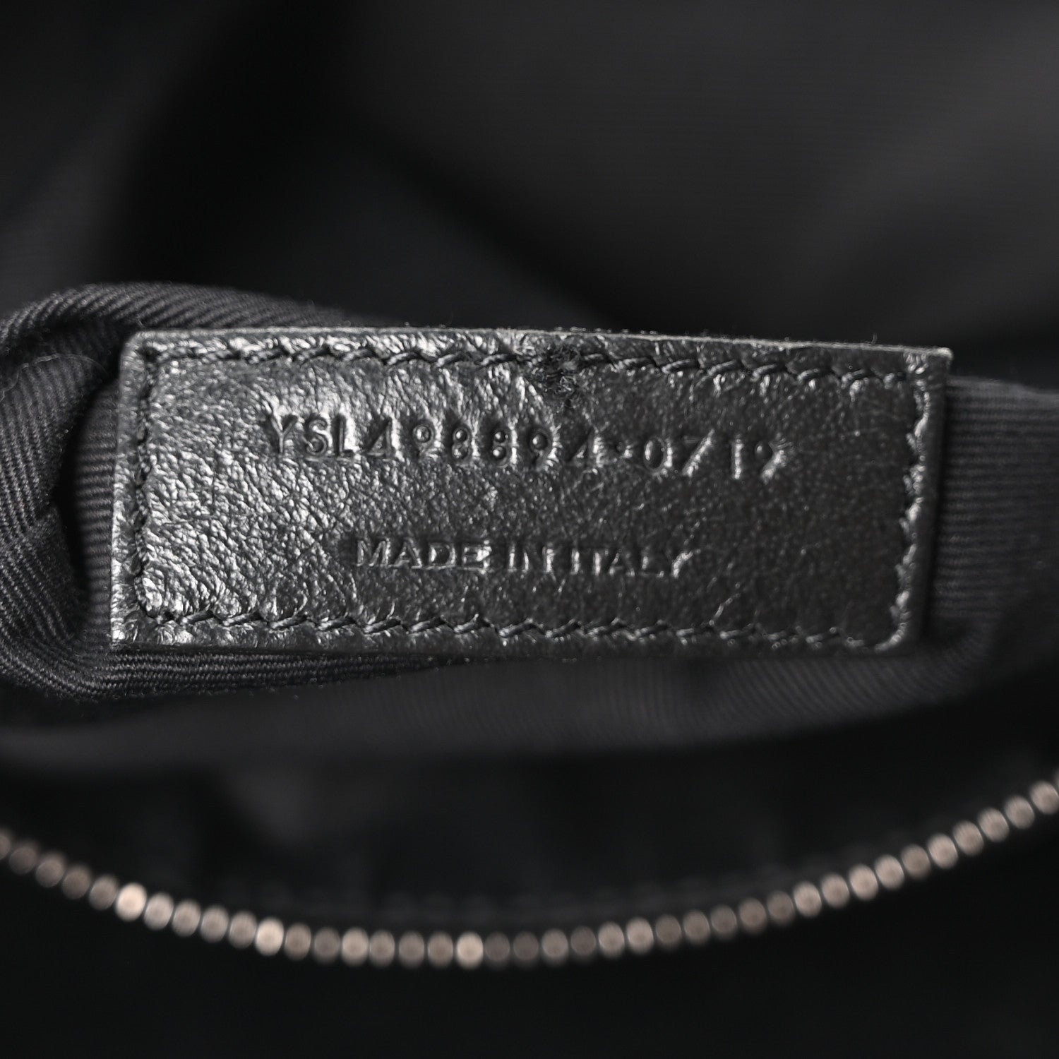 Crinkled Calfskin Matelasse Monogram Medium Niki Chain Satchel Dark Green