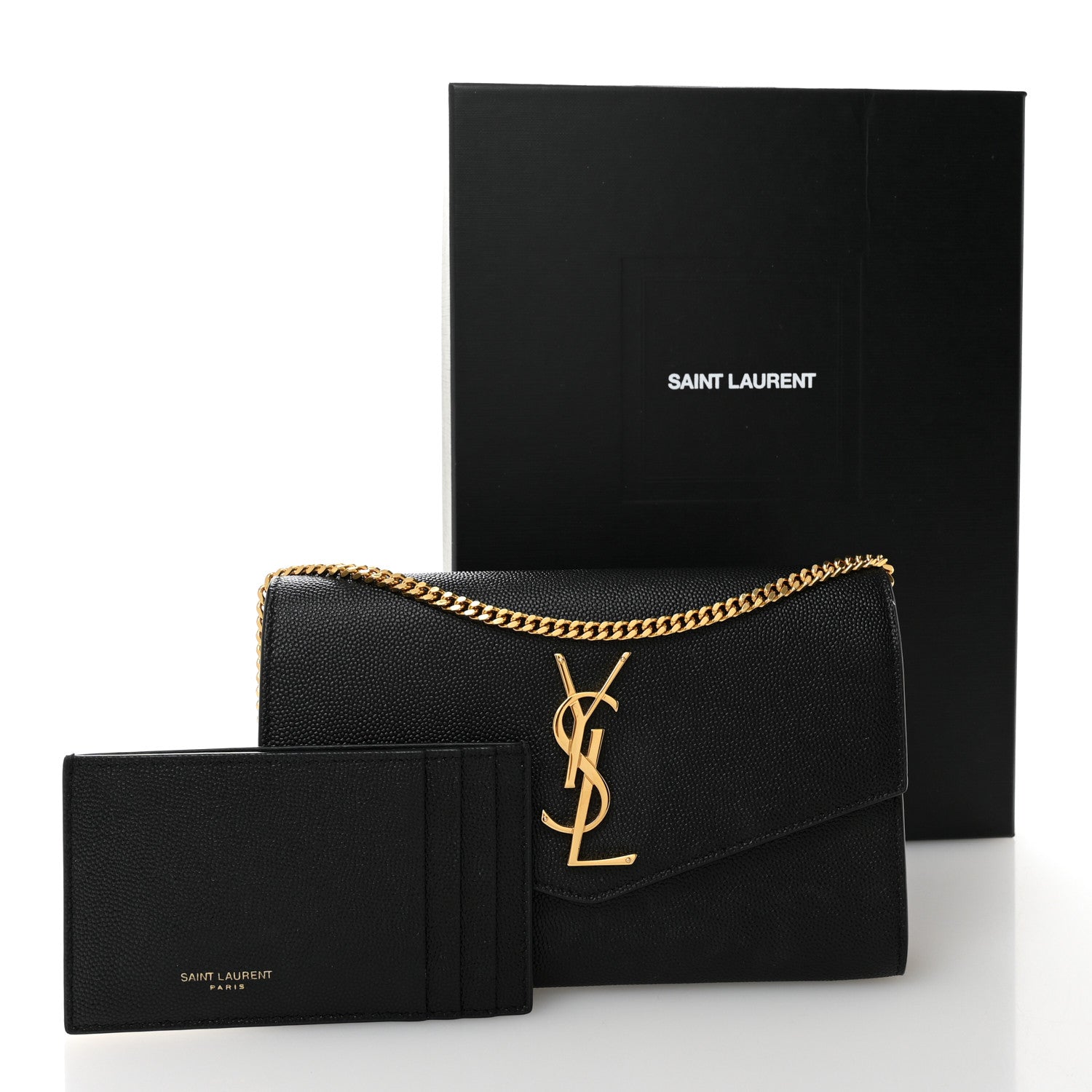 Grain de Poudre Uptown Chain Wallet Black
