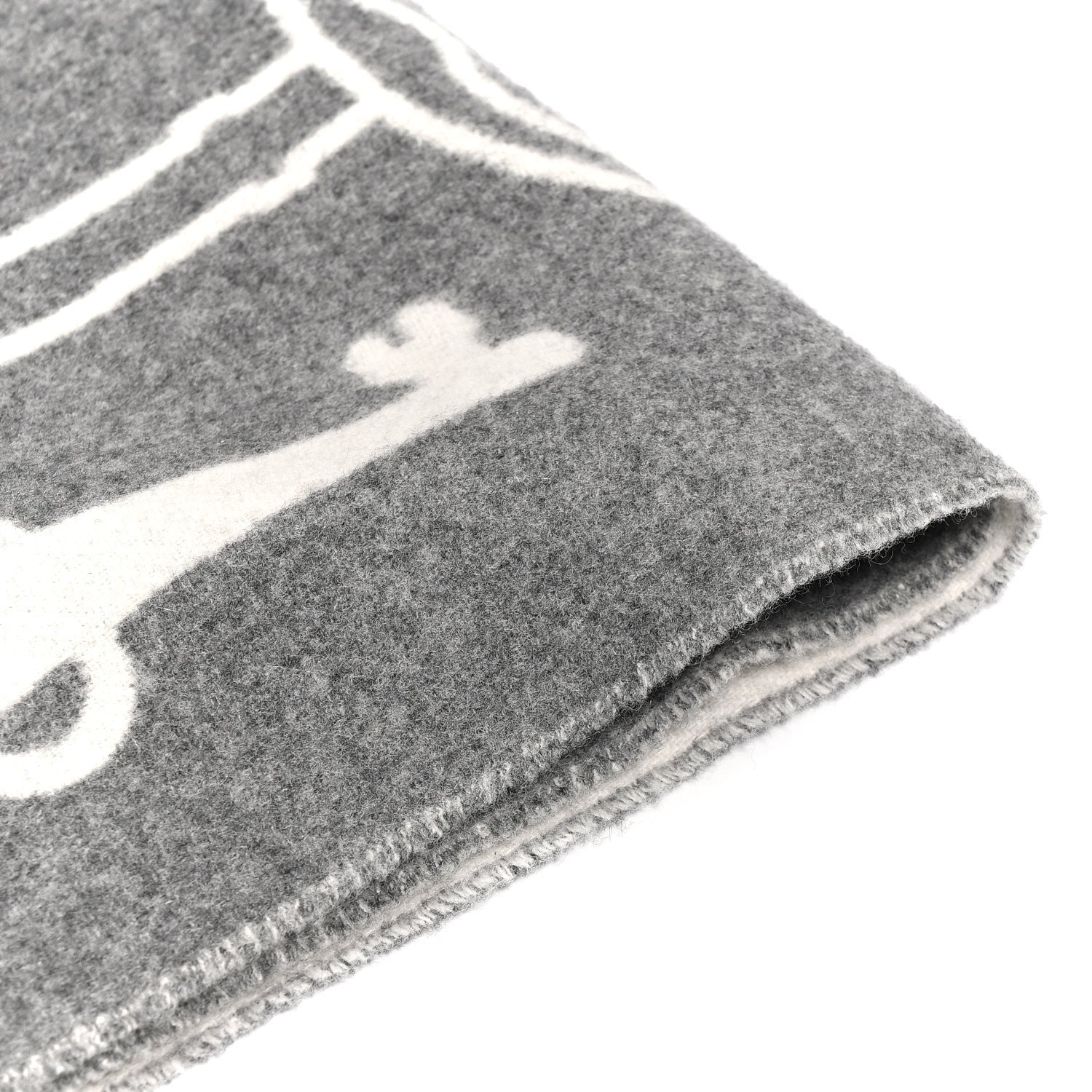 Cashmere Casaque Porte-Clefs Muffler Flanelle Ivoire