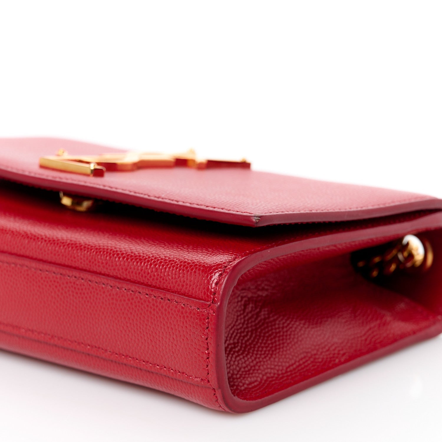 Grain De Poudre Small Monogram Kate Satchel Red