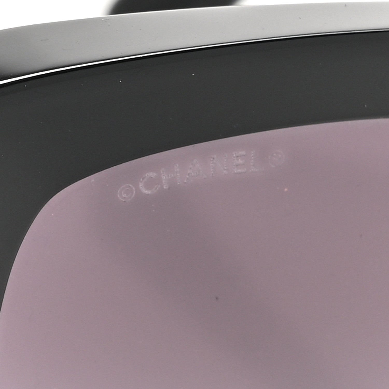Acetate Rectangle Sunglasses 5435-A Black