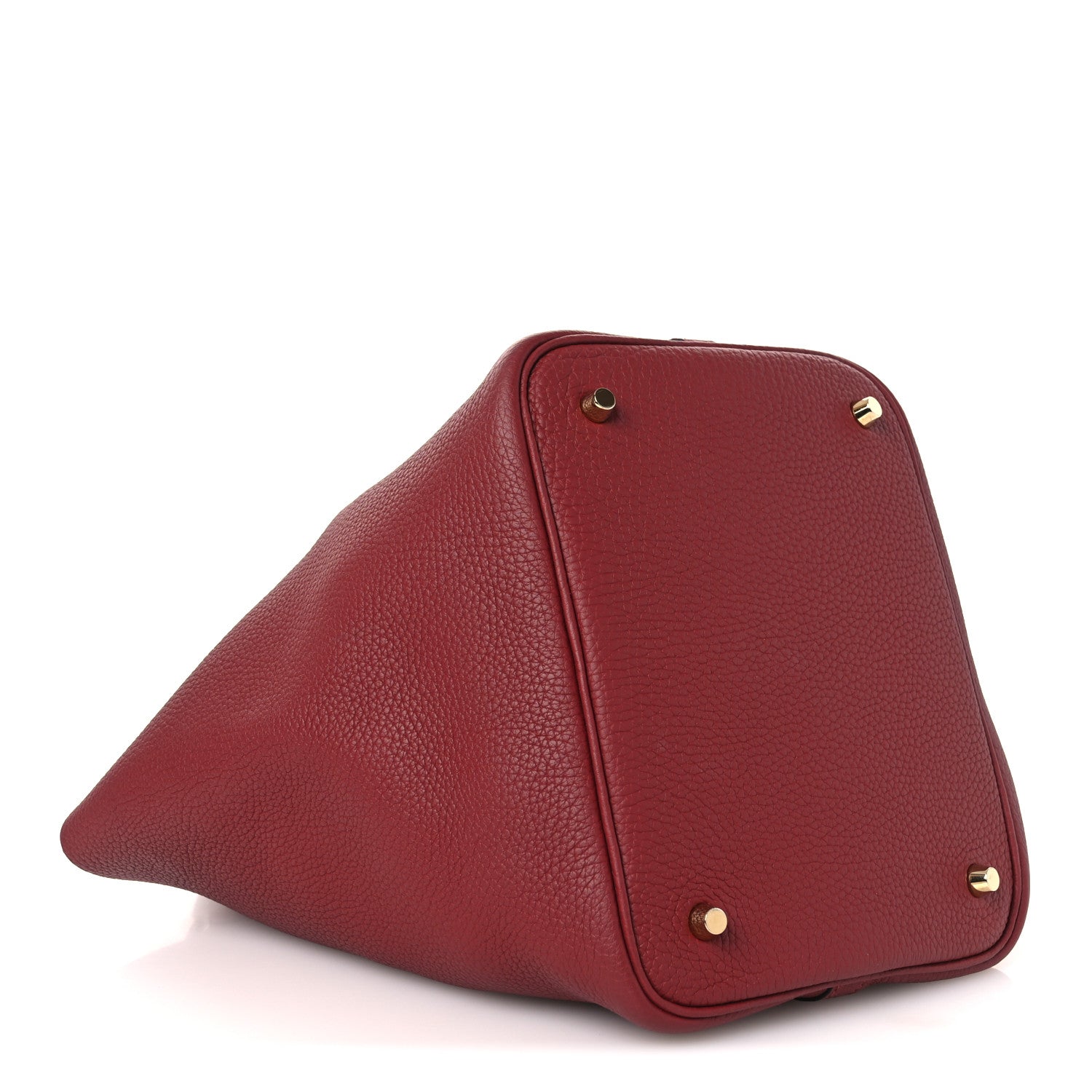 Taurillon Clemence Picotin Lock 22 MM Rouge H