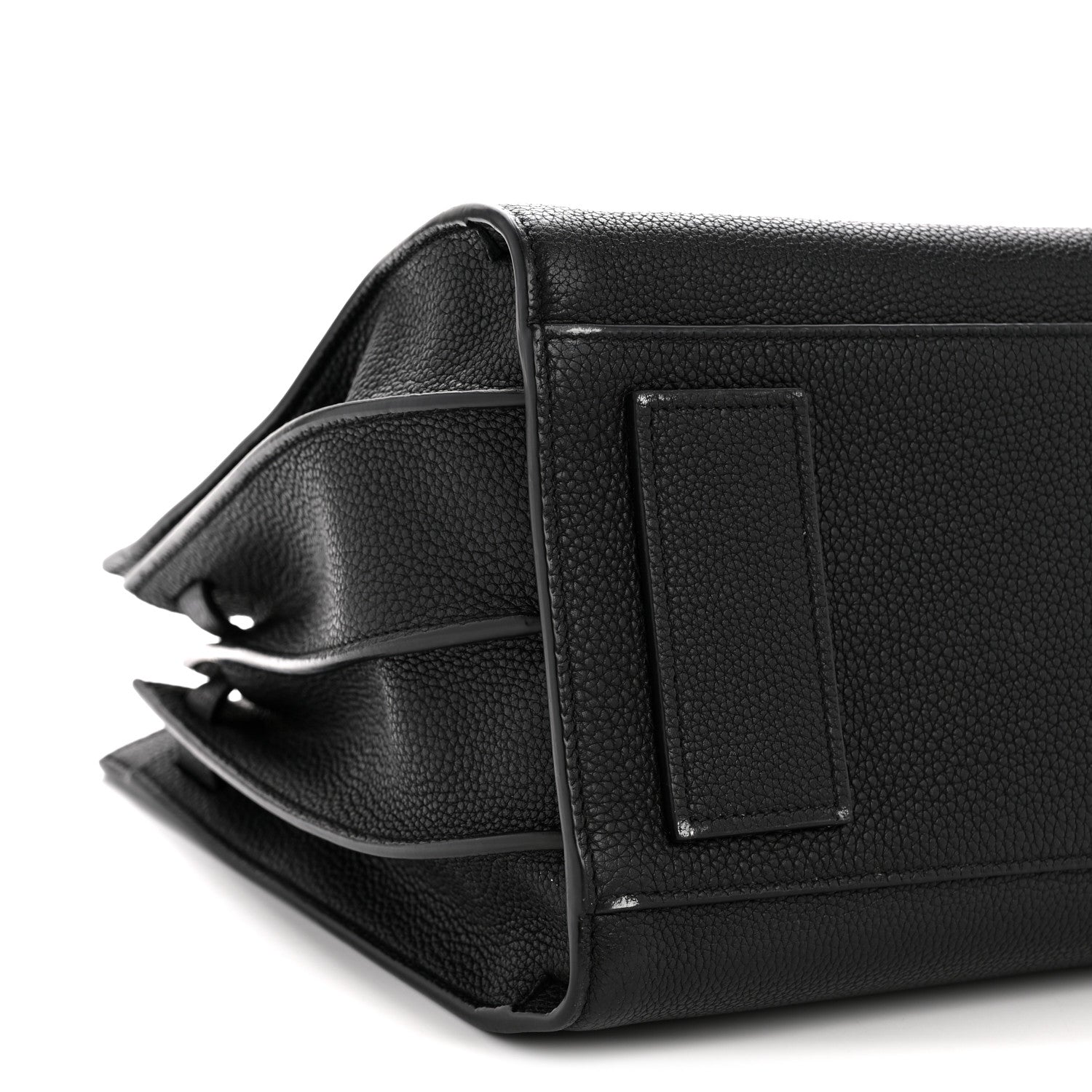 Grained Calfskin Small Supple Sac De Jour Black