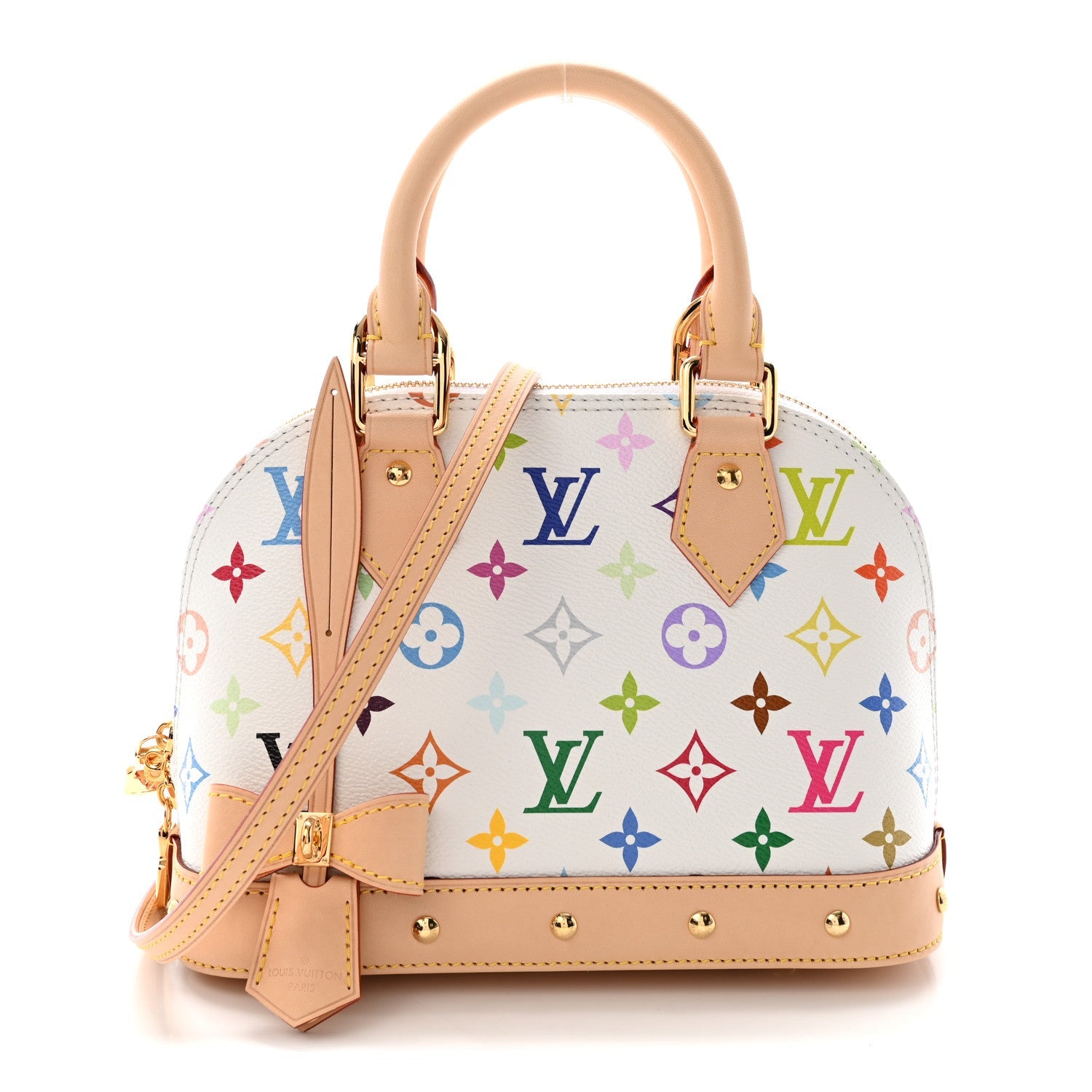 LV X TM Monogram Multicolor Alma BB White