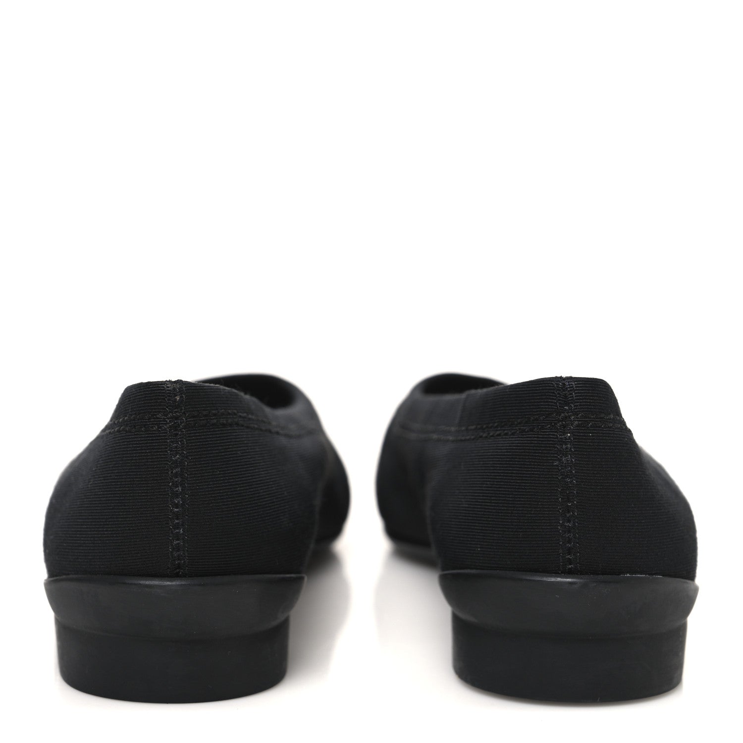 Grosgrain Cap Toe Uniform Ballerina Flats 36.5 Black