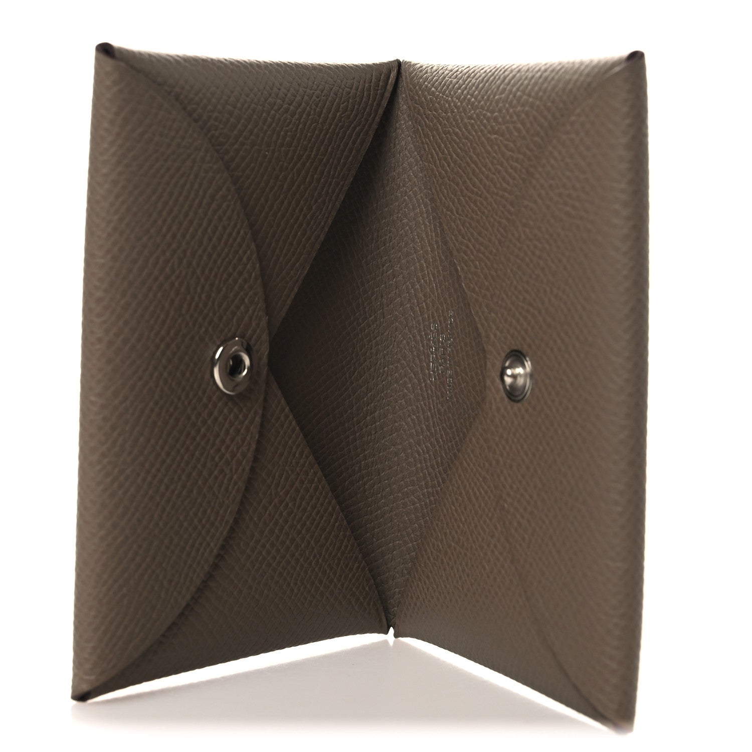 Epsom Calvi Card Case Etoupe