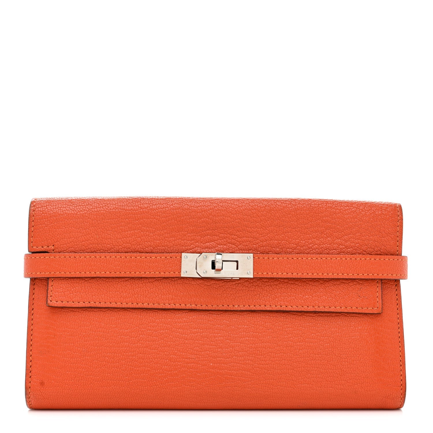 Chevre Mysore Kelly Longue Wallet Feu