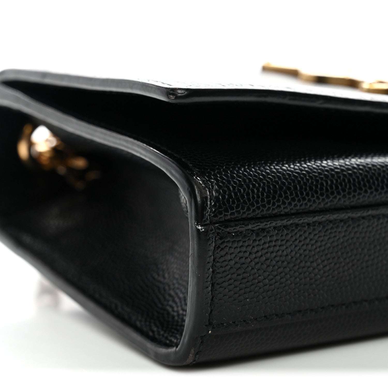 Grain De Poudre Small Monogram Kate Satchel Black