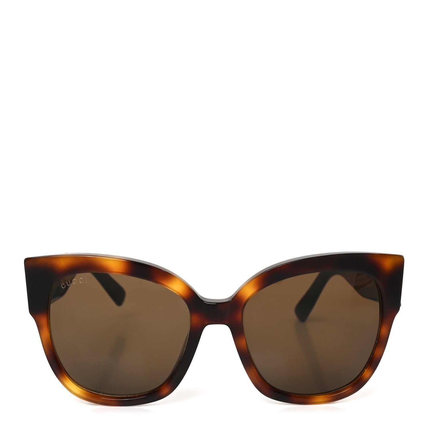 Acetate Square Frame Web Sunglasses GG0059S Tortoise