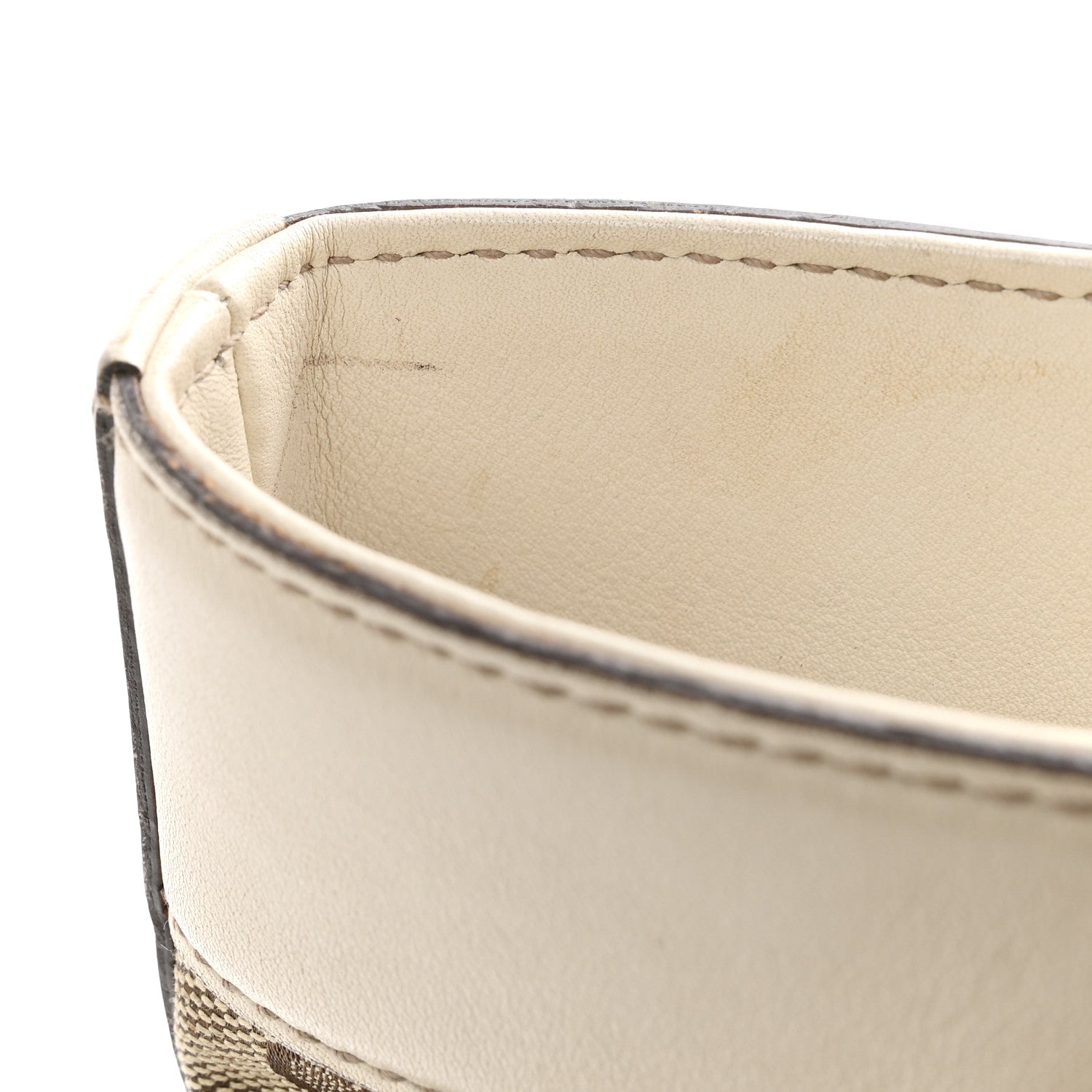 Monogram Large Punch Tote Off White