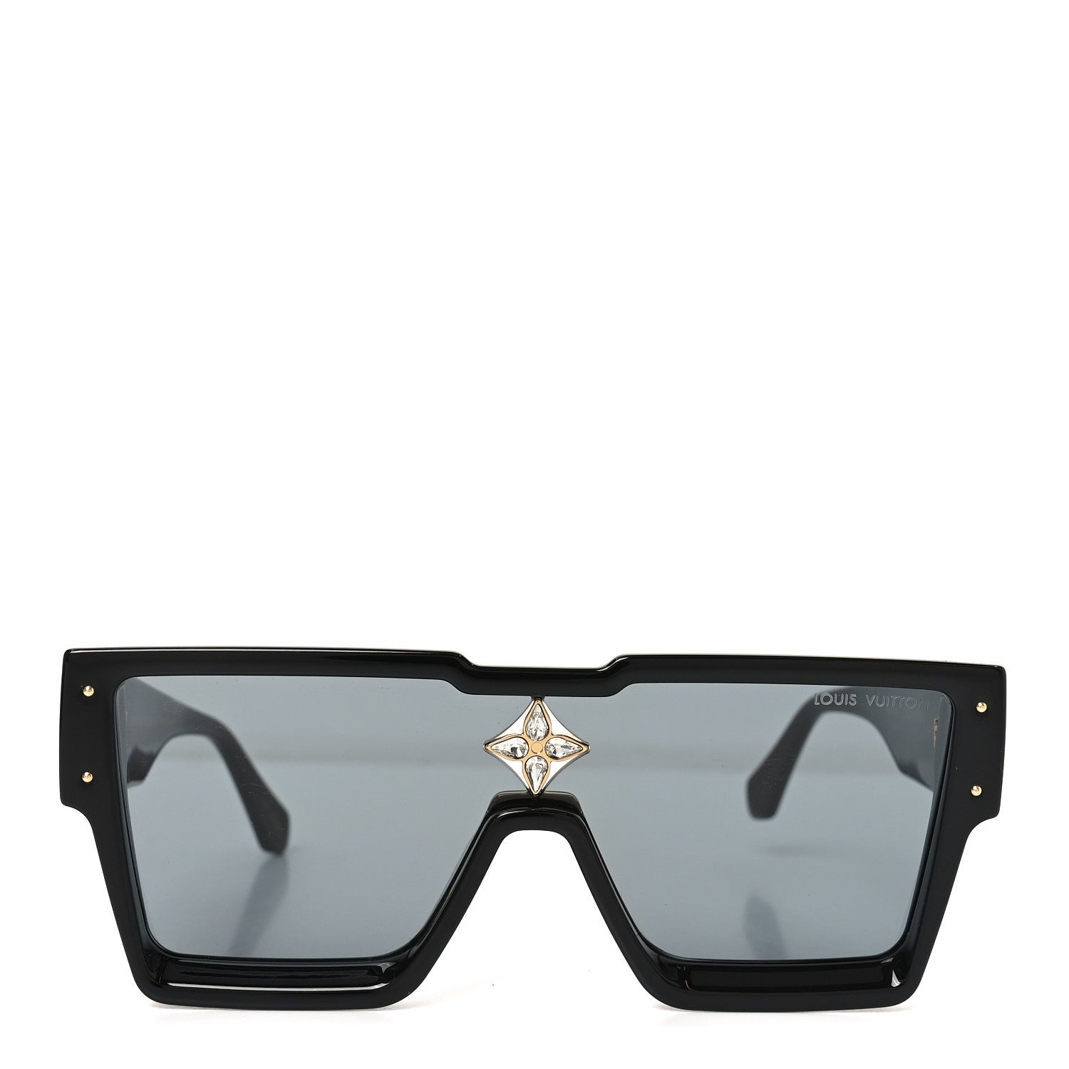 Acetate Swarovski Crystal Cyclone Sunglasses Z1578W Black