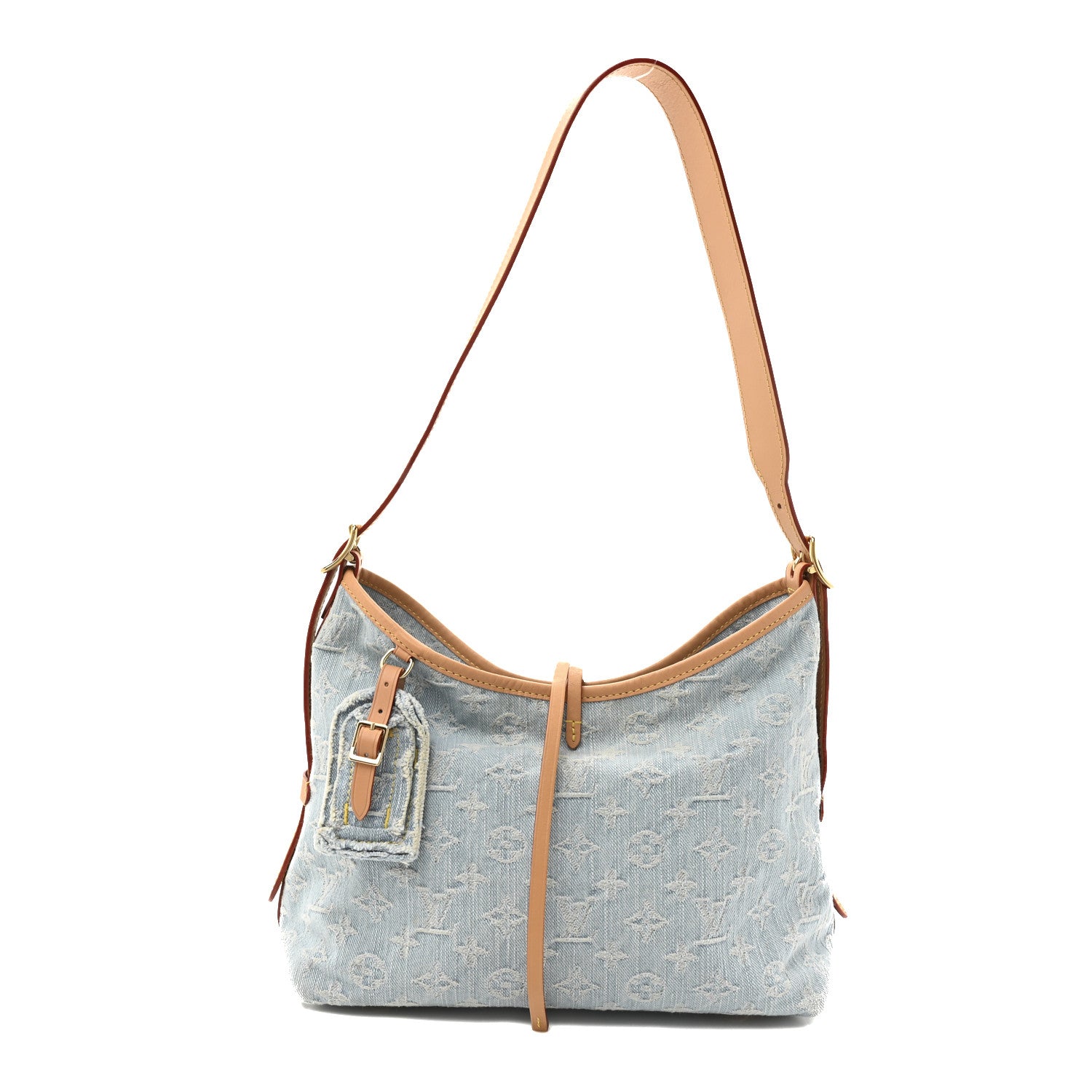 Monogram Denim CarryAll PM Sky Blue