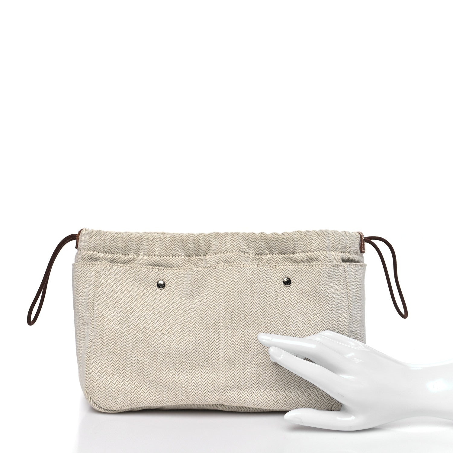 Canvas Barenia Fourbi Insert MM Natural Fauve