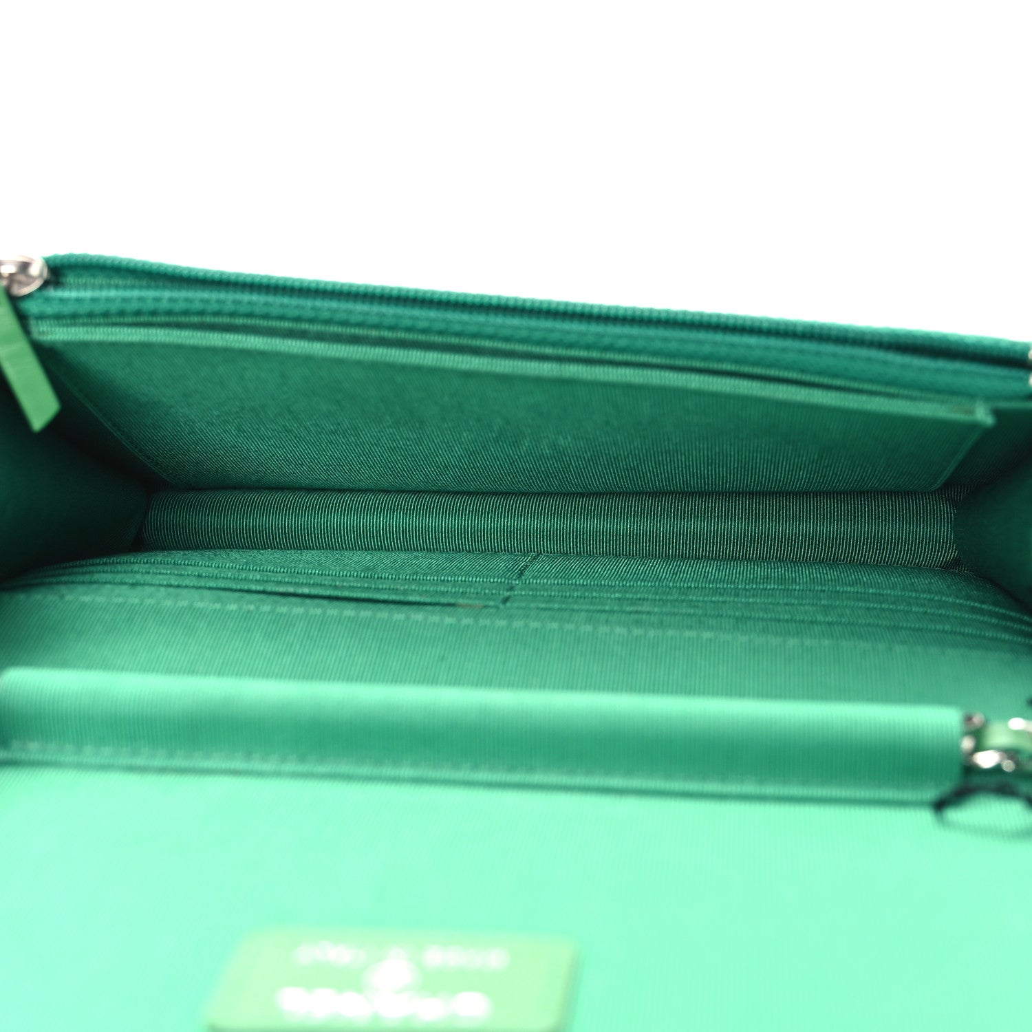 Tweed Fringe Wallet On Chain WOC Black Green