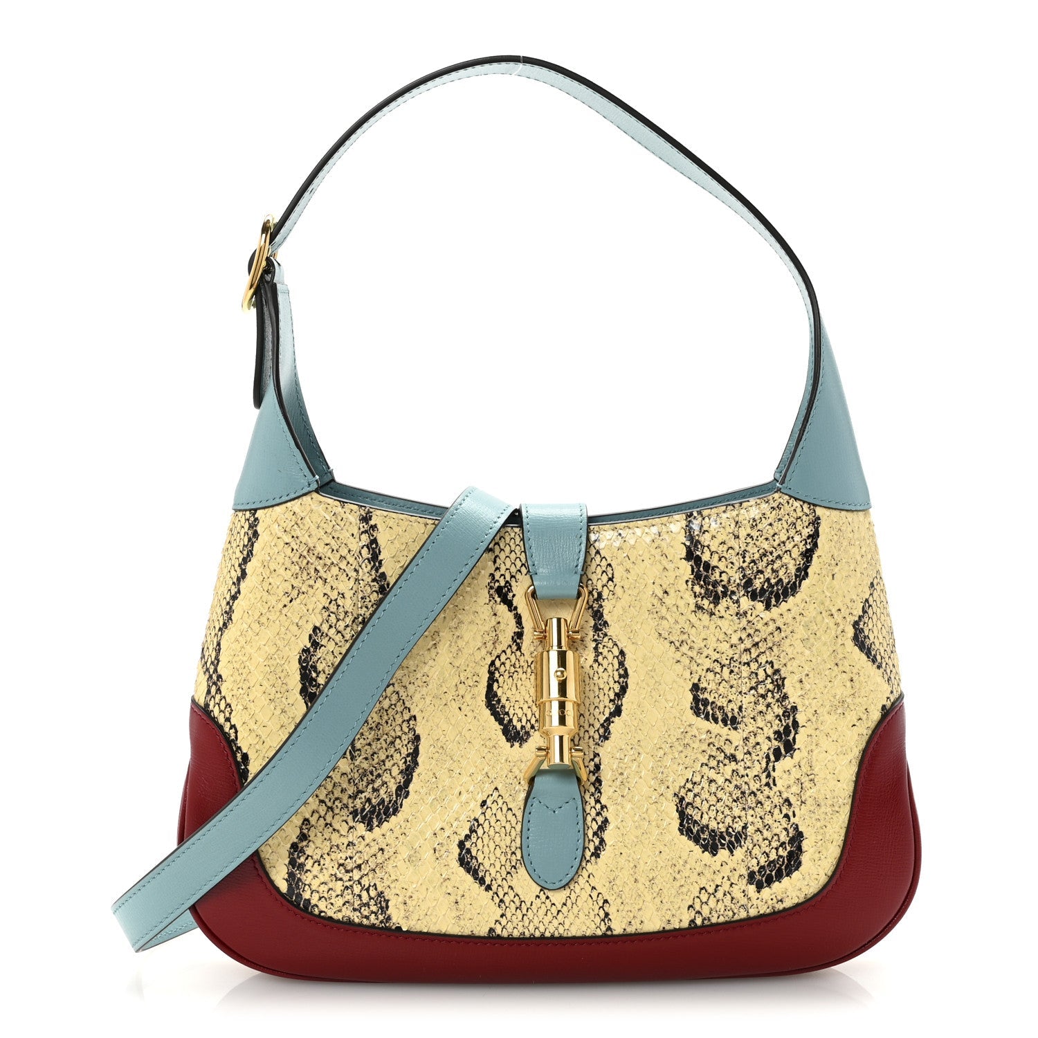 Snakeskin Calfskin Small Jackie 1961 Hobo Multicolor