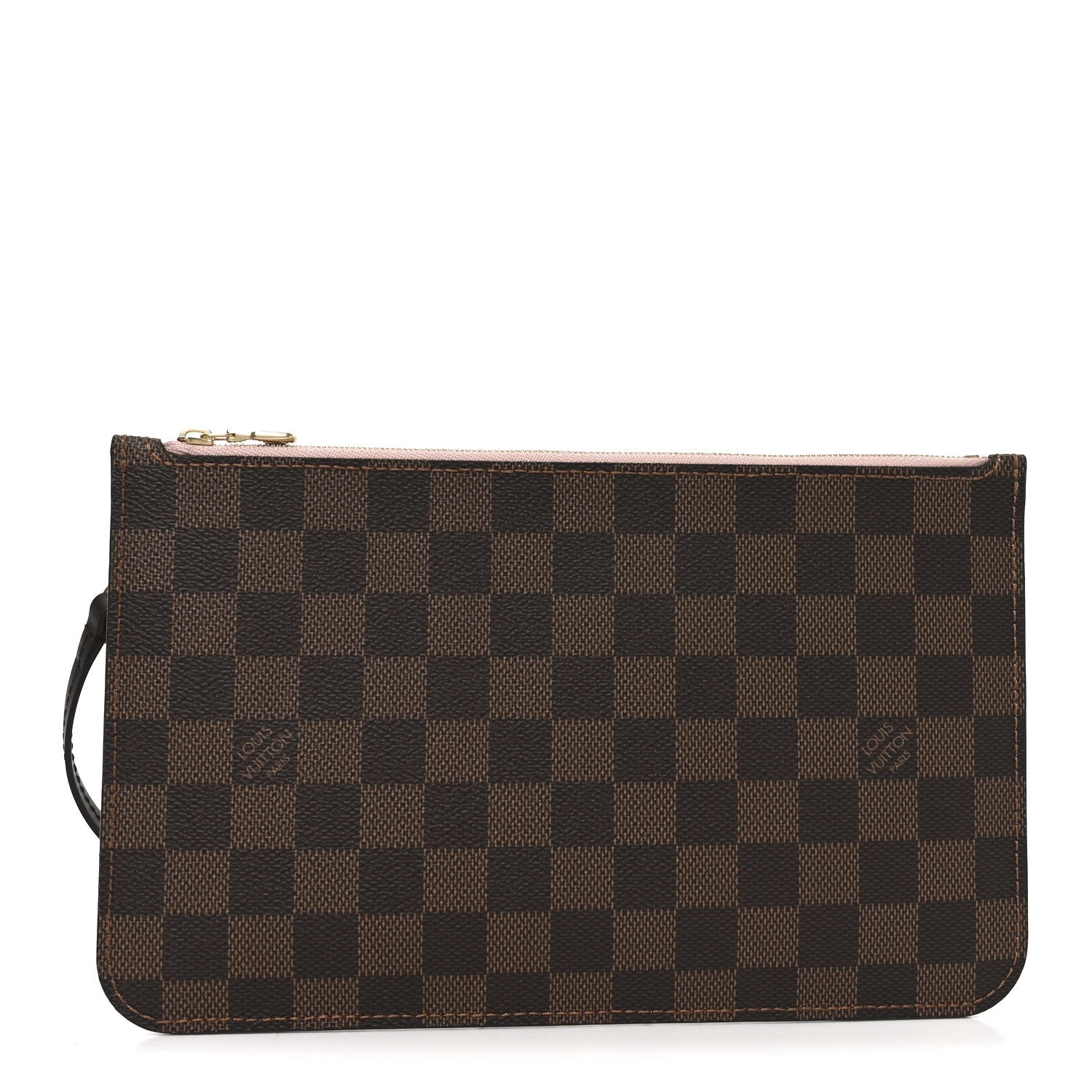 Damier Ebene Neverfull MM GM Pochette Rose Ballerine
