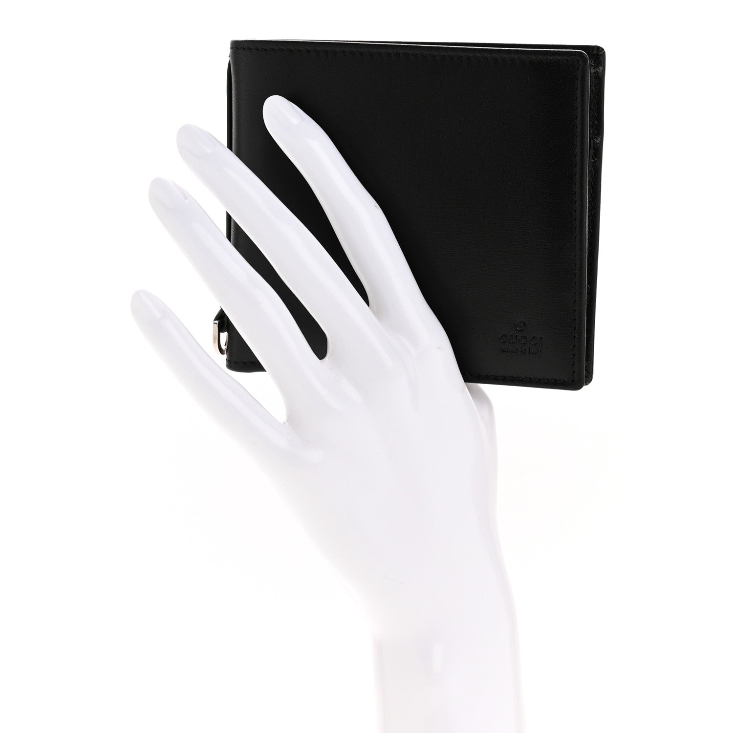 Calfskin Abbey Men's Wallet Black