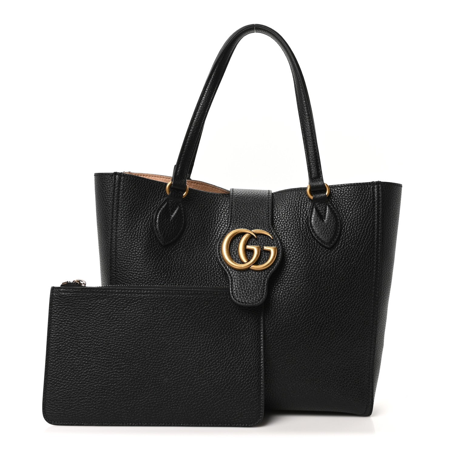 New Sakai Calfskin Lux Small Dahlia Tote Black