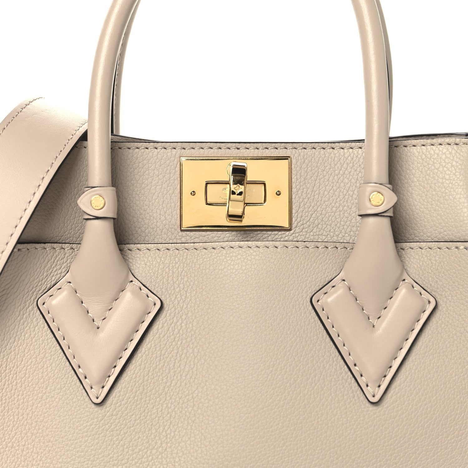 Calfskin Monogram On My Side PM Greige