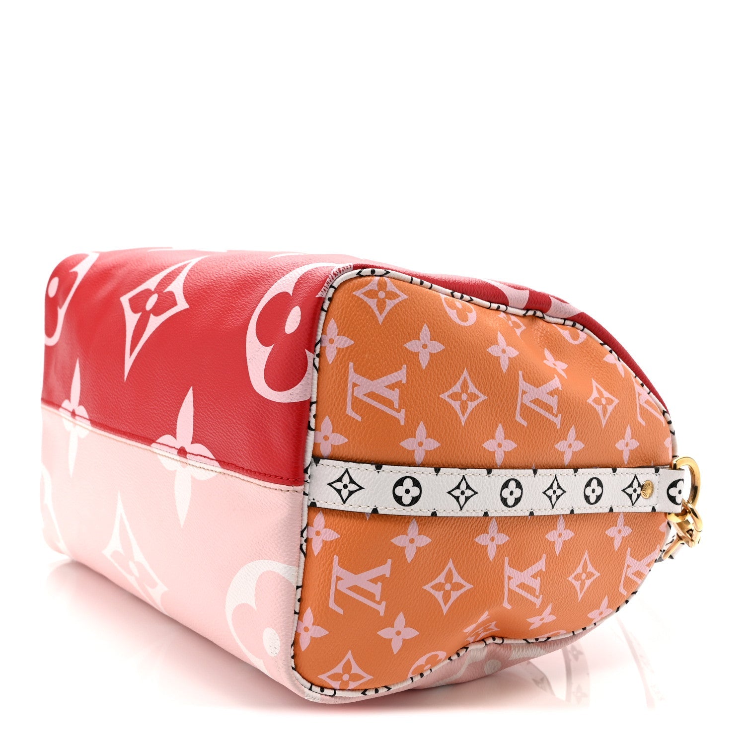 Monogram Giant Speedy Bandouliere 30 Rouge