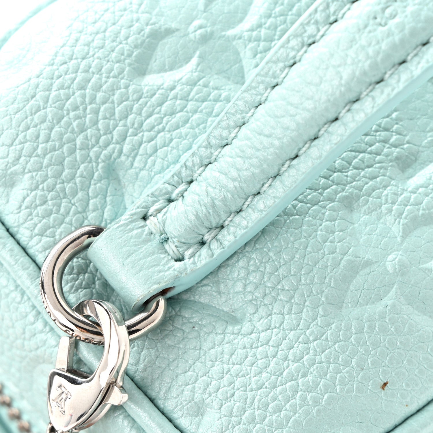 Empreinte Monogram Micro Vanity Pearly Lagoon Turquoise