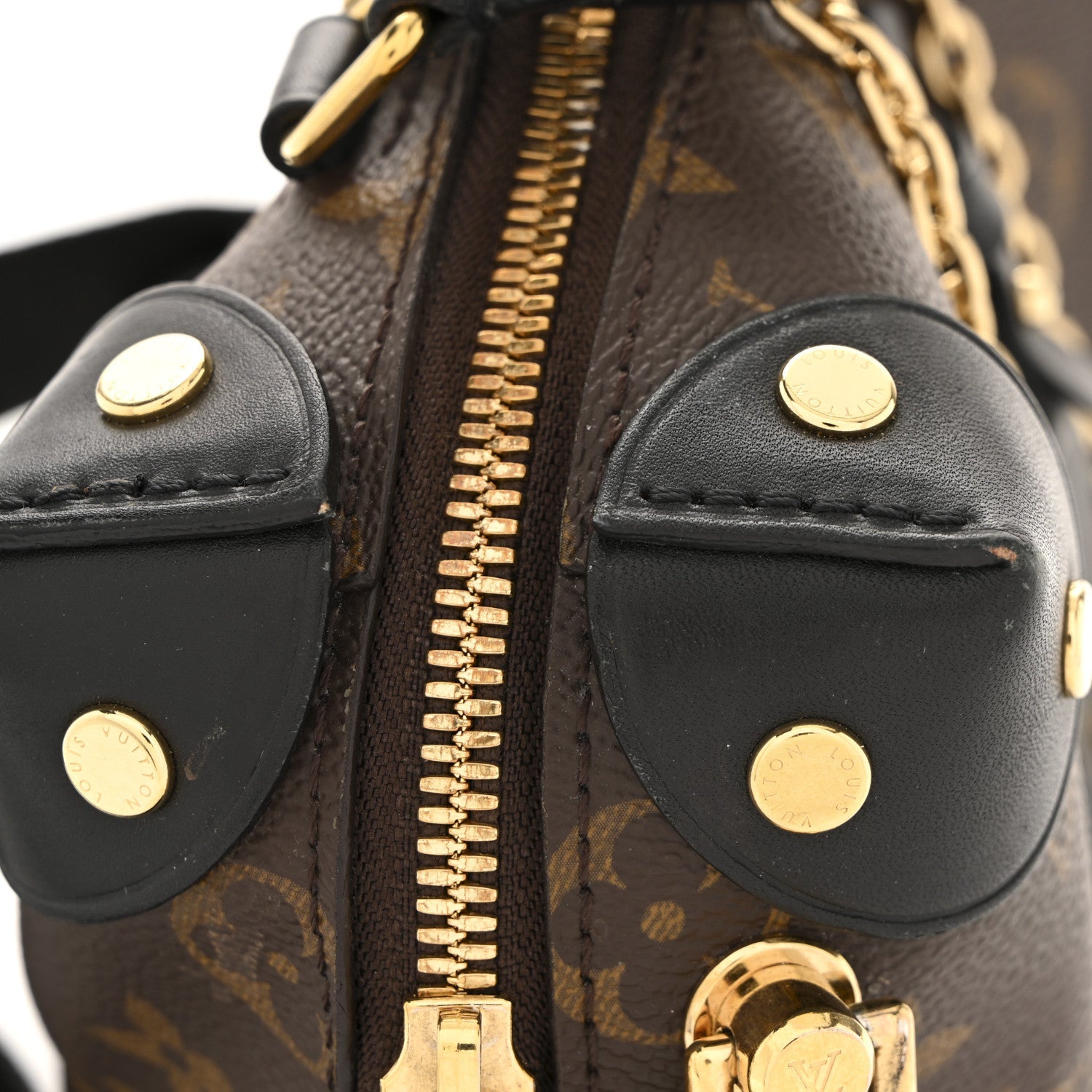 Monogram Petite Malle Souple Black