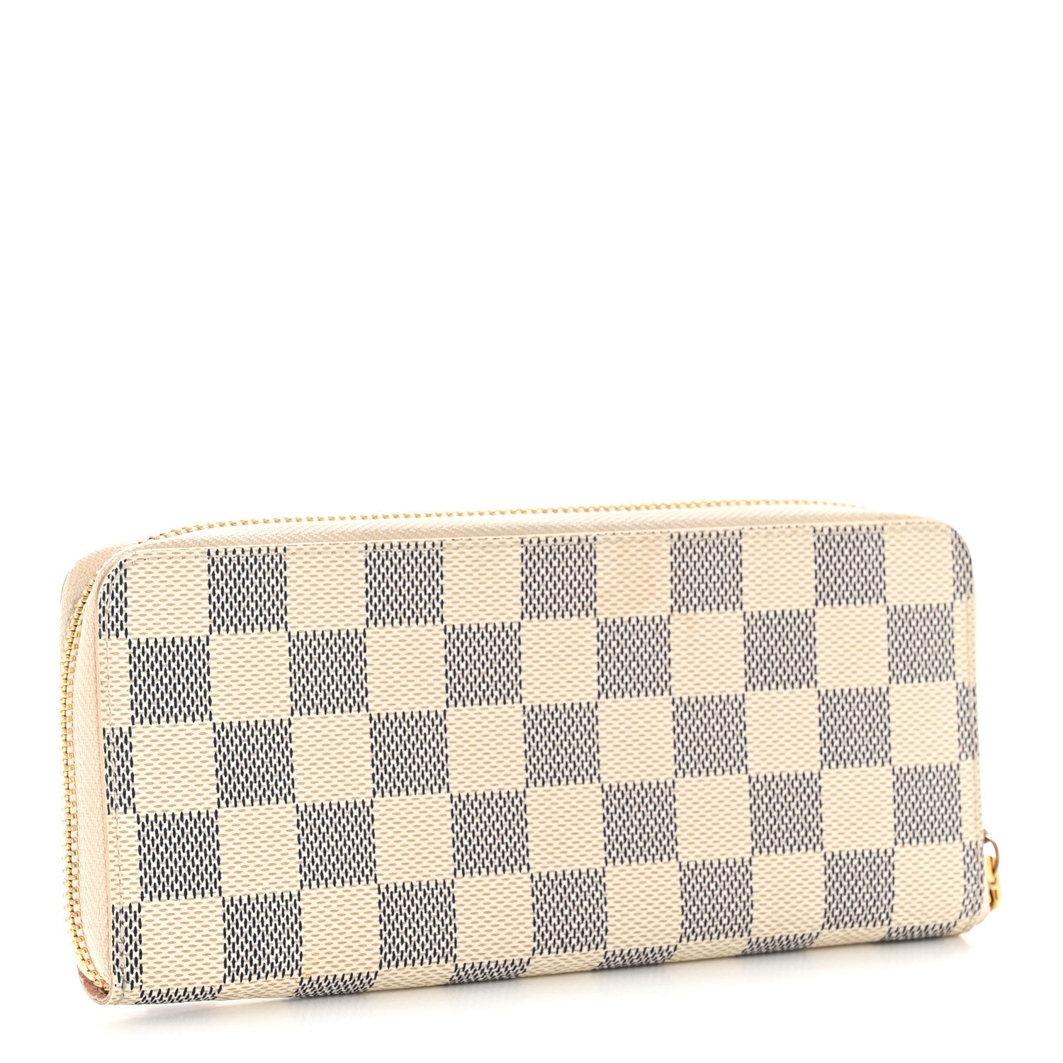 Damier Azur Clemence Wallet Rose Ballerine