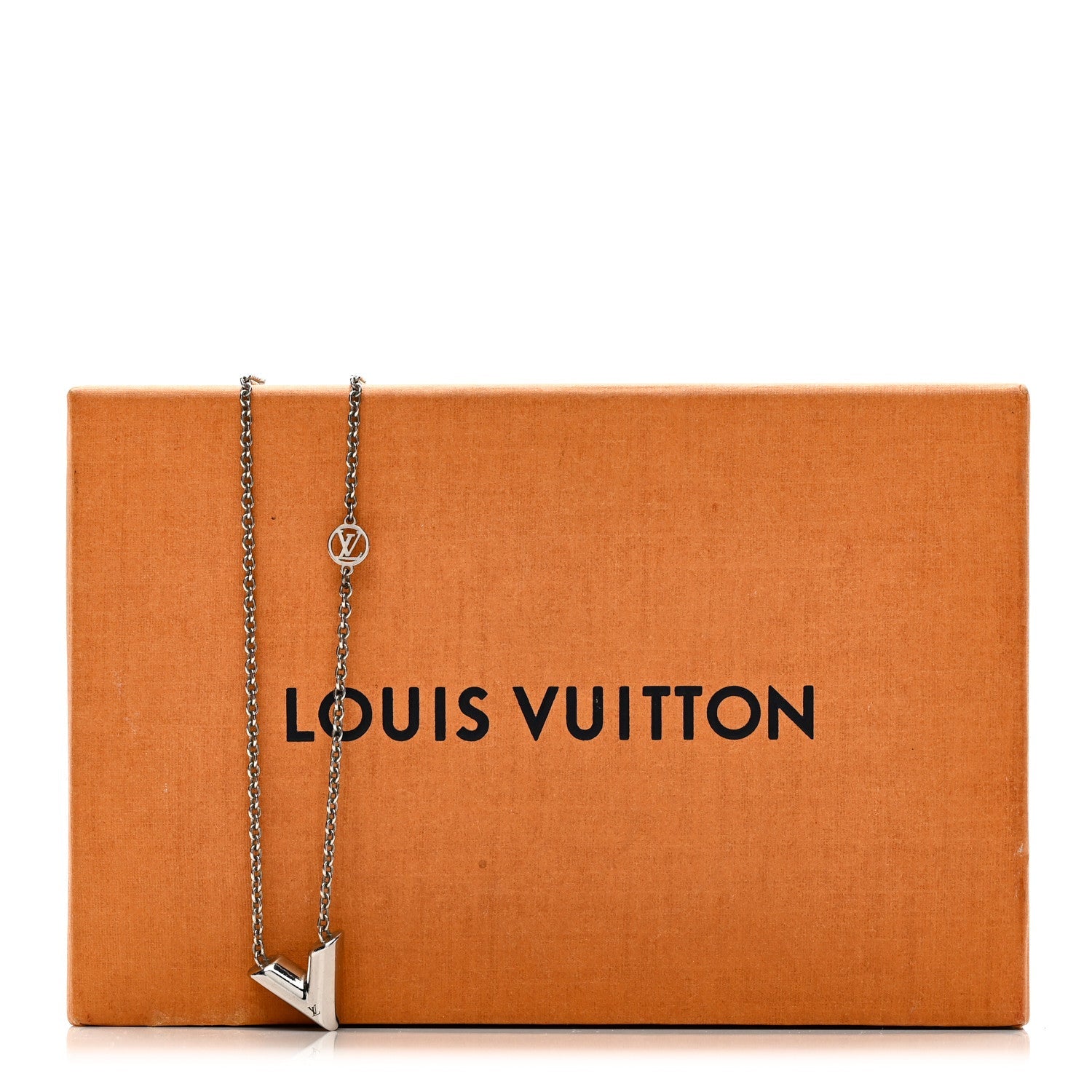 Metal Essential V Supple Necklace Silver