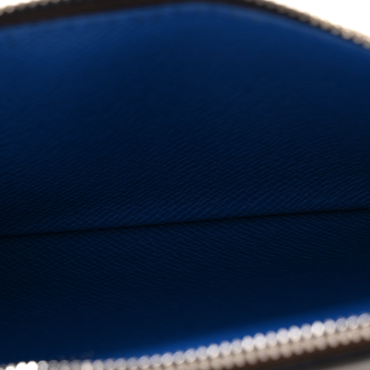 Monogram Calfskin Coin Card Holder Indigo Blue