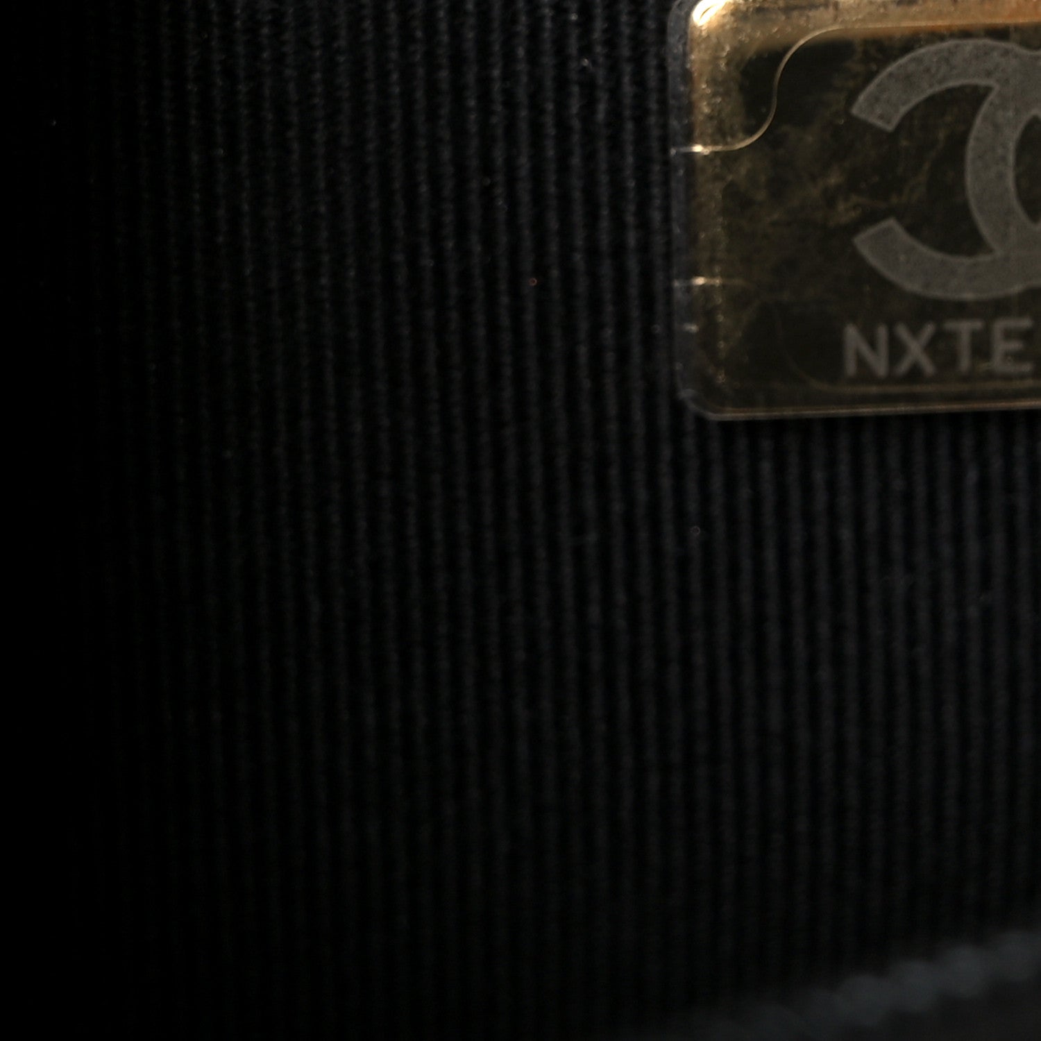 Lambskin Patent Calfskin Quilted Hold The Line CC Wallet On Chain WOC Black
